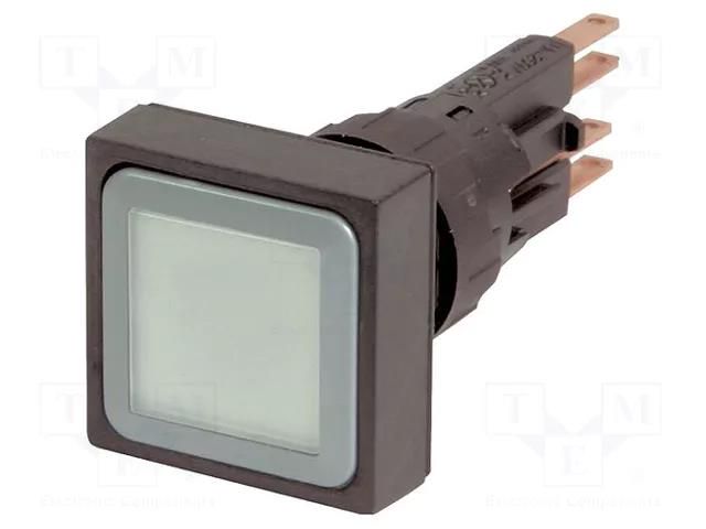 Switch: push-button; 16mm; Stabl.pos: 1; blue; filament lamp; 24VDC EATON ELECTRIC Q25LT-BL/WB