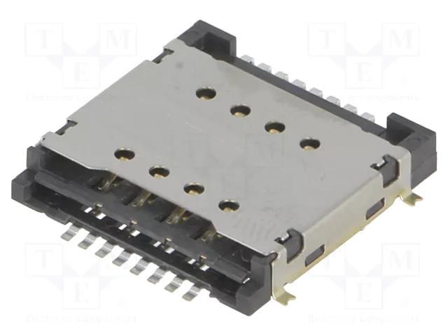 Connector: for cards; SIM; SIM x2; SMT ATTEND MCC-DUAL-SIM