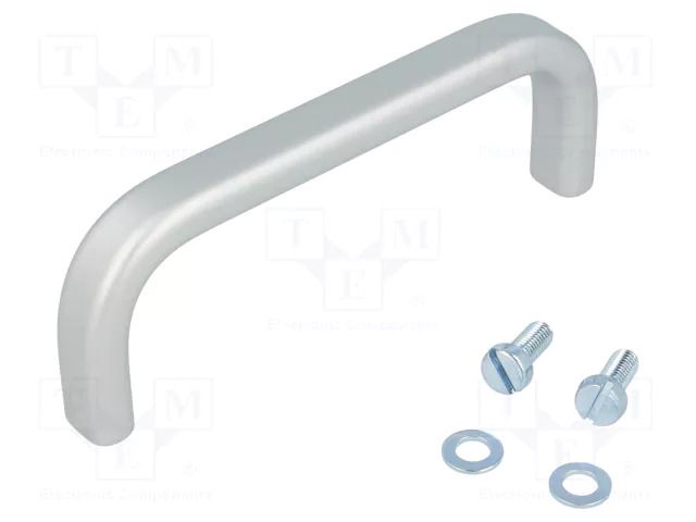 Holder; aluminium; grey; H: 39mm; L: 108mm; W: 12mm; handle MENTOR MR-277.6