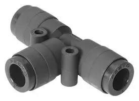 PUSH-IN T-CONNECTOR, 10BAR, 8MM, PBT 160534