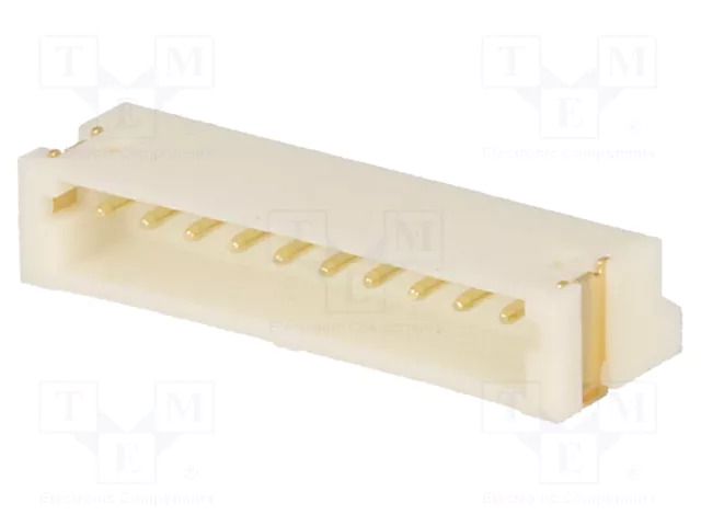 Connector: wire-board; socket; male; PIN: 10; 1A; Urated: 100V; SMT JOINT TECH NX1501-10SMR