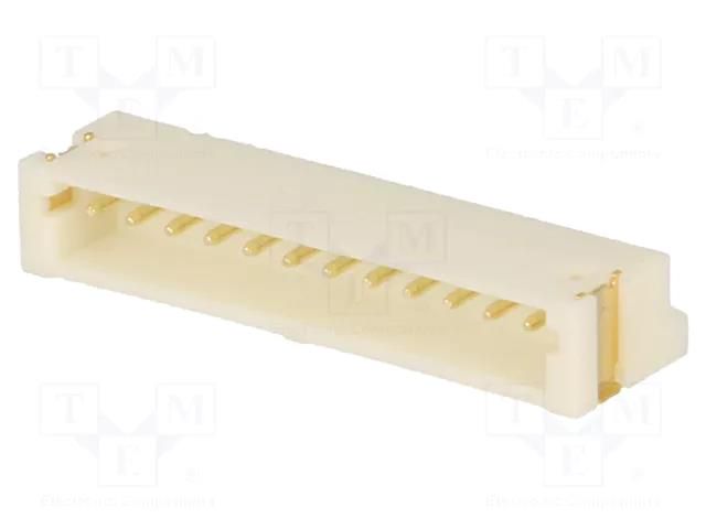 Connector: wire-board; socket; male; PIN: 12; 1A; Urated: 100V; SMT JOINT TECH NX1501-12SMR