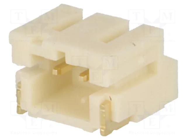 Connector: wire-board; socket; male; PIN: 2; Pitch: 2mm; SMT; 1A; 1x2 NINIGI NXW-02SMDK