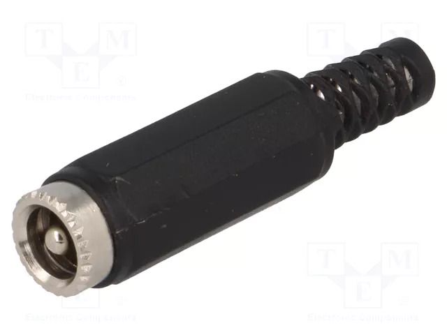 Connector: DC supply; plug; male; straight; for cable; soldering NINIGI PC-GP2.5N