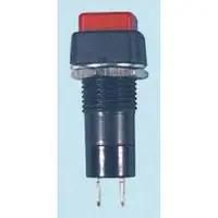 PB SWITCH, 3A, 250V AC, SPST-NO, RED MP006846