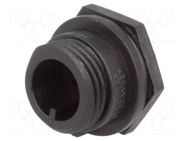 Connector: circular; socket; male; PIN: 3; 250V; w/o contacts; IP68 BULGIN PX0412/03P