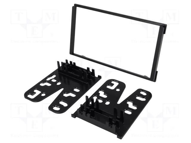 Radio frame; Kia; 2 DIN; black METRA RAM-40.130.2