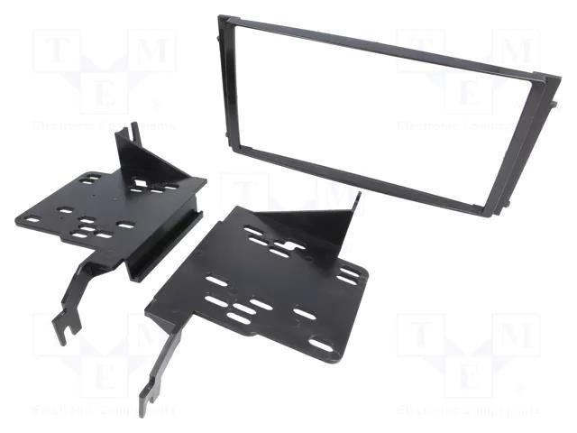 Radio frame; Hyundai; 2 DIN; black 4CARMEDIA RAM-40.254.2