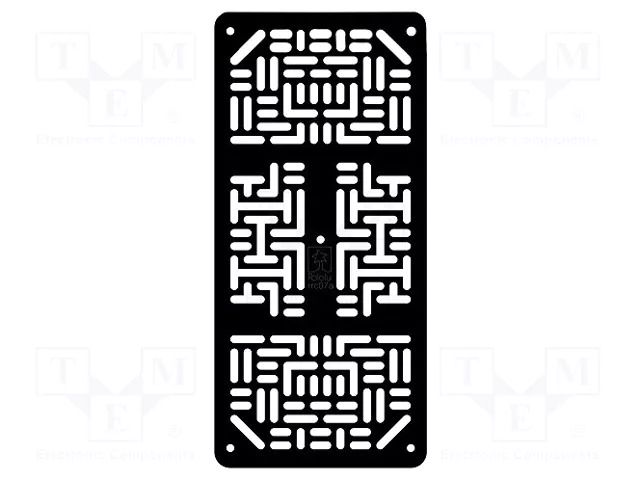 Chassis; black; 172x80x3mm; acrylic POLOLU POLOLU-1531