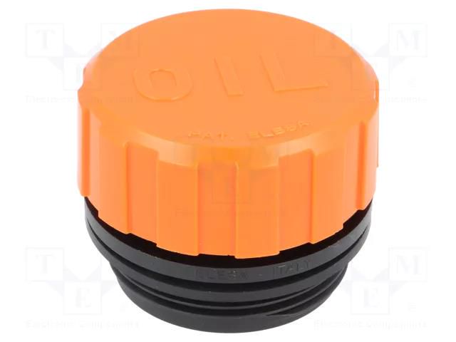 Breather cap; with "tech-foam" air filter of polyurethane ELESA+GANTER SFP.57-11/2+F/FOAM