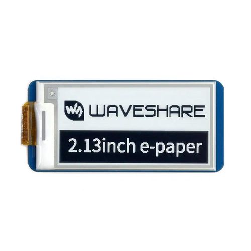 Display E-paper E-Ink - 2.13'' 250x122px - SPI - black and white - for Raspberry Pi Pico - Waveshare 19406 WSR-18993 5904422371807