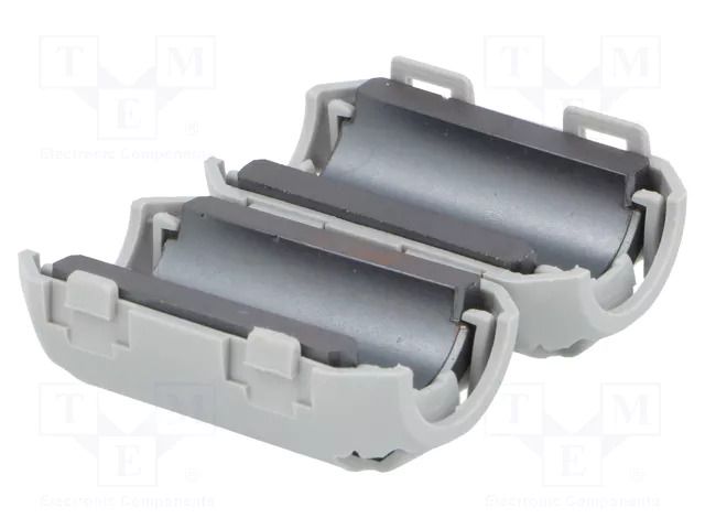 Ferrite: two-piece; on round cable; A: 36mm; B: 29mm; C: 13mm; grey TDK ZCAT2436-1330A