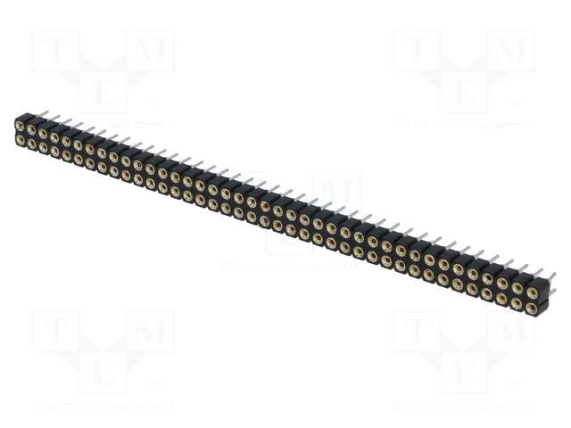 Connector: pin strips; socket; female; PIN: 80; straight; THT; 2x40 CONNFLY DS1002-01-2X40V13