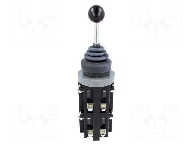 Joystick; Stabl.pos: 4; DC load @R: 2.2A/110VDC; -20÷50°C; Ø30mm TEND TMR-304