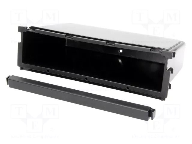 Radio box; black; for 2 DIN sets ACV RAM-40.031.7