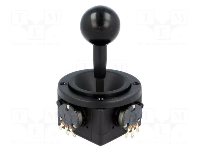 Joystick; 0÷5kΩ±5%,2- axes; Stabl.pos: 1; 5kΩ; -10÷80°C; ±5% OMTER TYXN OM201A-M2