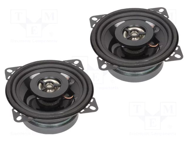 Car loudspeakers; two-way; 100mm; 100W; 80÷20000Hz; 4Ω; 87dB; 2pcs. CL ITALIA CL-018100