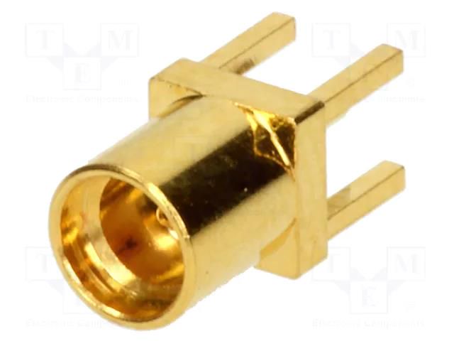 Connector: MMCX; socket; 50Ω; PTFE TE Connectivity 1-1634009-0
