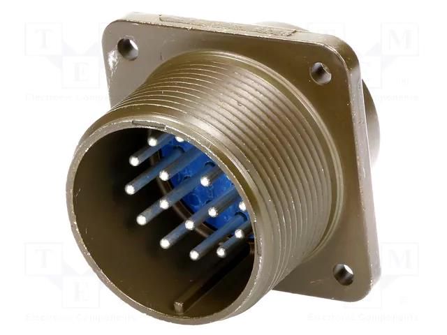 Connector: circular; socket; PIN: 17; male; soldering; 97; 20-29; 13A AMPHENOL 097-3102A-20-29P