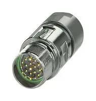 SENSOR CONN, M23, PLUG, 16+2+PE, CABLE 1629099