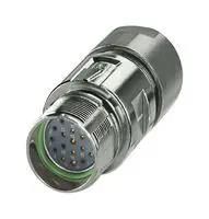 SENSOR CONN, M23, RCPT, 16+2+PE, CABLE 1629103