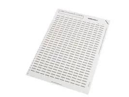 TAG, POLYESTER, WHITE, 17MMX9MM MP005841
