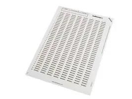 TAG, POLYESTER, WHITE, 22MMX7MM MP005843