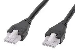 CABLE ASSY, 4P, RCPT-RCPT, 2M 215330-0420