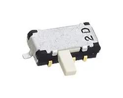 SLIDE SWITCH, DPDT, 0.1A, 12VDC, SMD CMS-2212TB