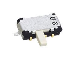 SLIDE SWITCH, DPDT, 0.1A, 12VDC, SMD CMS-2214TA