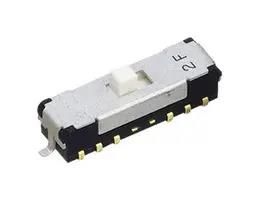 SLIDE SWITCH, DP4T, 0.1A, 12VDC, SMD CMS-2402TB
