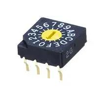 ROTARY CODE SWITCH, BCH, 0.1A, 5VDC, TH SC-1010W