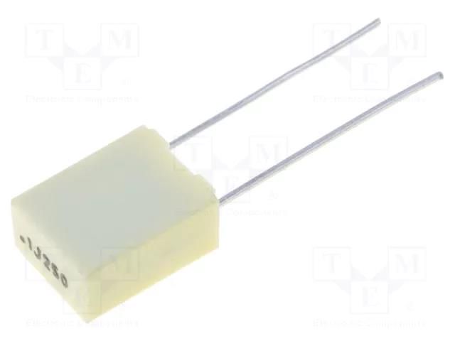 Capacitor: polyester; 100nF; 140VAC; 250VDC; 5mm; ±5%; R82; THT; tape KEMET R82IC3100DQ60J