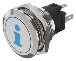 ANTI VANDAL SW, SPDT, 3A, 250V, BLUE 82-6151.1A24.B004