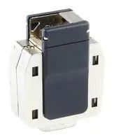 D SUB BACKSHELL, 180DEG, SIZE DE, BLACK 213032-1002