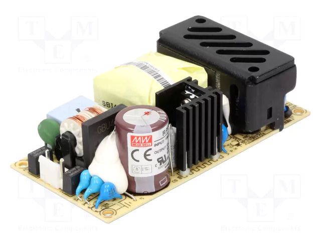 Power supply: switching; open; 50W; 127÷370VDC; 90÷264VAC; OUT: 3 MEAN WELL RPT-60C