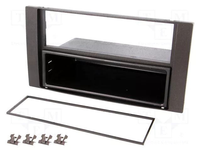 Radio frame; Ford; 2 ISO; black ACV RAM-40.153