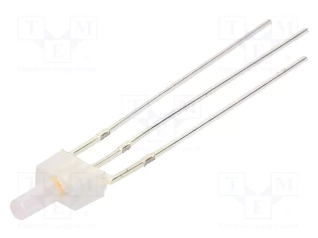 LED; red/warm white; 2mm; bicolour; 90°; Front: flat; anode; 3000K OPTOSUPPLY OSRMPA7K92B