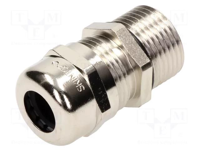 Cable gland; with long thread; PG29; IP68; brass; SKINTOP® LAPP MS-29-XL