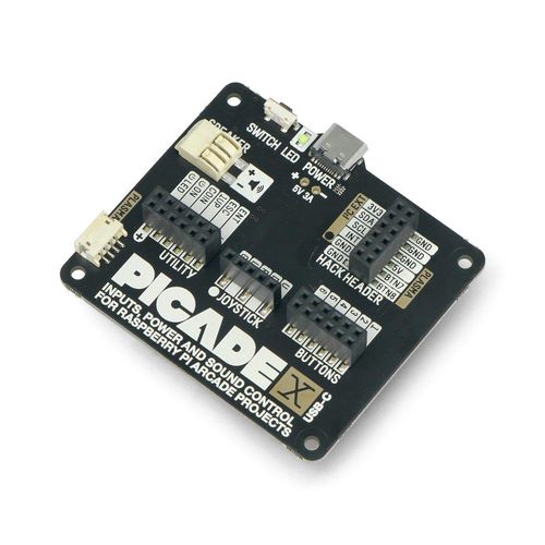 Picade X HAT USB-C - games console for Raspberry Pi - Pimoroni PIM462 PIM-18909 606034879416