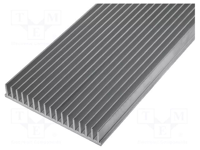 Heatsink: extruded; grilled; L: 1000mm; W: 150mm; H: 25mm; aluminium STONECOLD RAD-A52317/1000