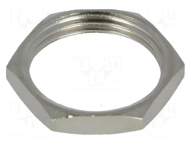 Nut; Application: BNC socket; Thread: 1/2-28UNEF-2B TE Connectivity 1-329631-2