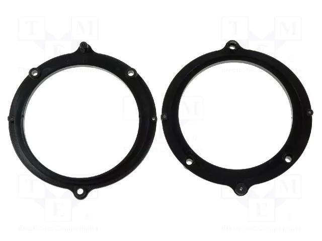 Speaker frame; 130mm; Audi; Audi A4 1994->2001; 2pcs. 4CARMEDIA RAM-20.401/K