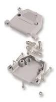BACKSHELL, D, GREY, 15WAY MHCCOV-15SN-LG