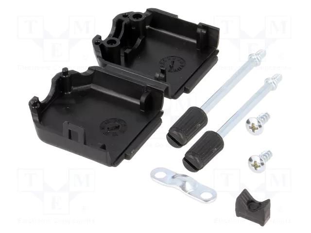 Enclosure for connectors: D-Sub; D-Sub 9pin,D-Sub HD 15pin HARTING 09670090424
