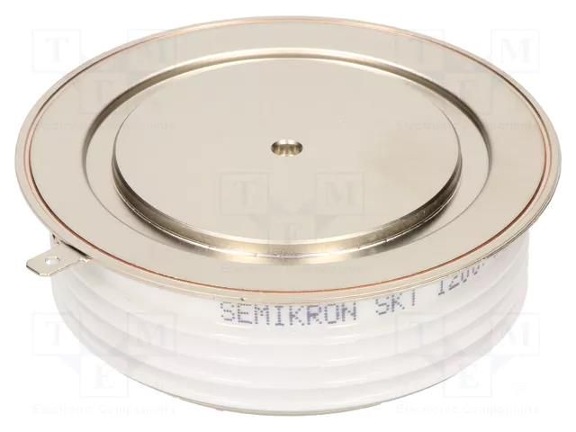 Thyristor: hockey-puck; 1.6kV; 1.2kA; Igt: 250mA; B14 (D74x26) SEMIKRON DANFOSS SKT1200/16E
