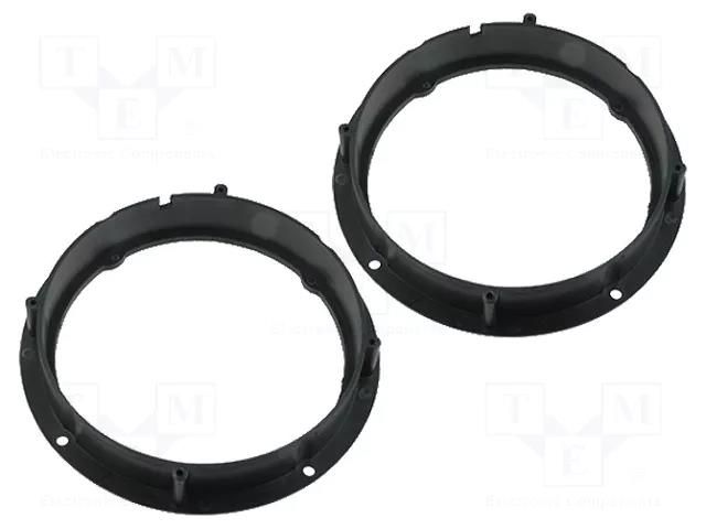 Speaker frame; 165mm; Audi,Seat,VW,Škoda; Audi A1 2010->,VW UP 4CARMEDIA RAM-20.542/K