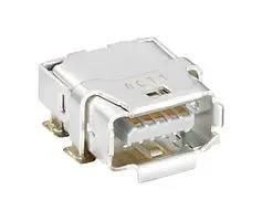 MODULAR CONN, R/A IX TYP B JACK, 10P10C IX60G-B-10P