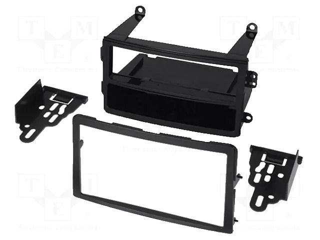 Radio frame; Nissan; 2 ISO; black METRA RAM-40.041
