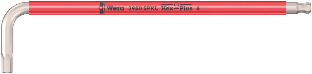 3950 SPKL Multicolour L-key, metric, stainless, 6.0x172, Wera 05022666001